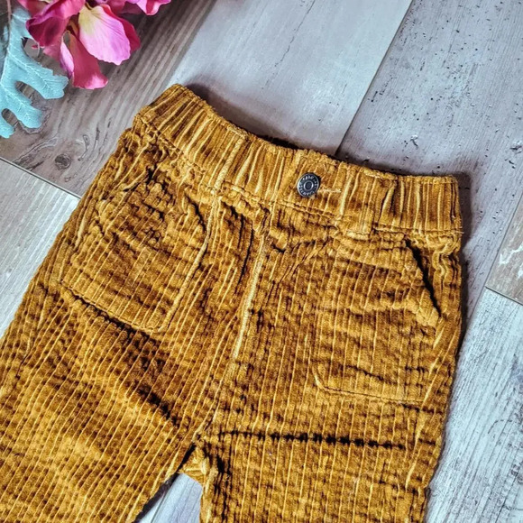 Baby Cat & Jack Cinnamon Brown Tan Corduroy Dressy Pants Size 6-9M NWOT - Picture 9 of 12